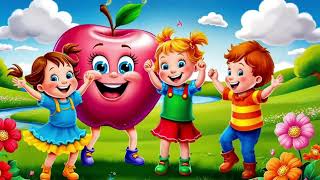 🍎 A for Apple B for Ball | ABC Song for Kids with Fun Words & Phonics Sounds 🎶