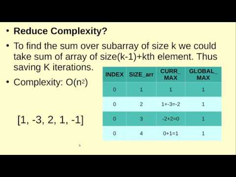 2 - Maximum sum in contiguous subarray (InterviewBit)