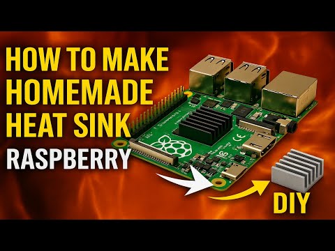 How to Make a Homemade Heat Sink for Raspberry Pi 🔥 (Easy DIY Cooling Hack!)