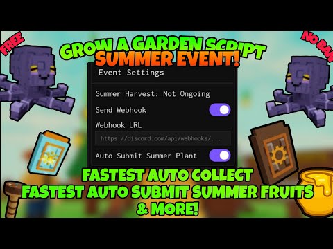 [NEW ☀️🐙] Fastest Auto Submit Summer Fruits and Fastest Auto Collect | Grow a Garden | Summer Event