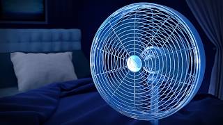 Fan White Noise for Peaceful Nights & Sleep | 10-Hour Black Screen