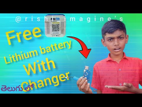 free lithium battery with changer In paytm box