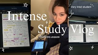 Intense study vlog as an aerospace engineering student (cramming and stressed)