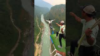 Bungy In Nepal #bungee #bungeejumping #jumping #adventure #trending #viral #bungy #shorts