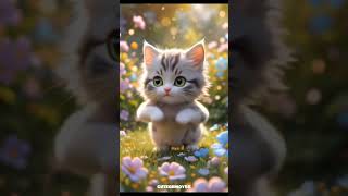Cute Cat Dancing to Viral Song! 😻💃 #shorts #dancingcat #adorable