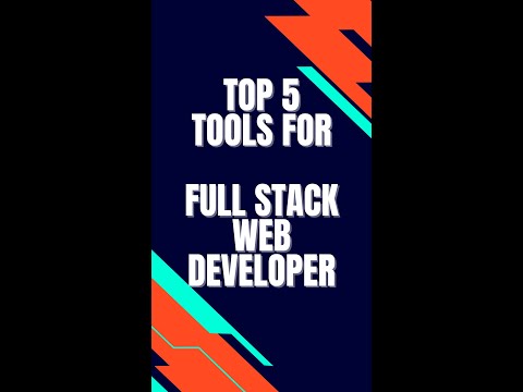 Top 5 Tools Every Full Stack Web Developer should Know! | #shorts #coding