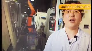 AUBO I10 pick and place metal parts, emerging intelligent production