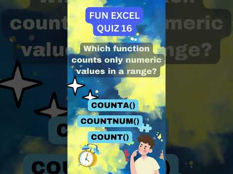 Test Your Excel Knowledge in This Quick Quiz! #excel #datanalysis  #exceltips #datavisualization