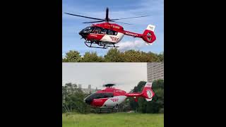 羽翔 F06 EC-135 像真 遙控直昇機 歐洲 紅白塗裝 華麗登場 光流定位 一鍵倒飛 降落 EC135 YU XIANG