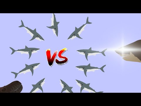 Ultimate Shark Battle Royale: 10 Sharks - Sticknodes