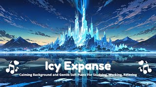 Icy Expanse - Relaxing Study Slow Piano For Healing, Studying, Working, Chill, Learning, Calm