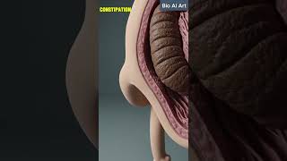 Slow Motion Constipated Stool Exit – Human Anatomy | 115