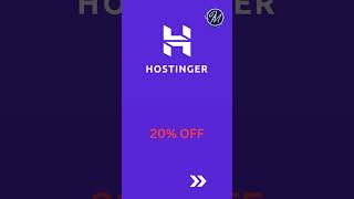 ** 20% OFF Hostinger Hosting! (SECRET Coupon Code Inside) ****