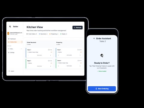Butler POS: Bolt.new hacakthon submission Project