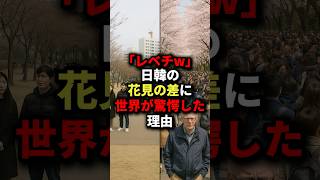 ㊗️500,000 views!! "Level lol" The difference between cherry blossom viewing in Japan and Korea sh...