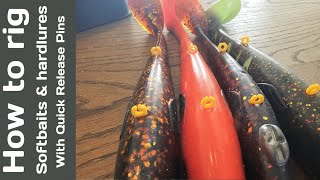 How to rig soft- and hardbaits with the Quick Release Pin - ENGLISH #pikelures #pikefishing