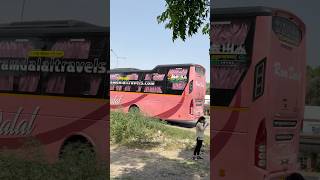 Katra to Jaipur Luxury Sleeper with Washroom 😍 #buses #vlogger #travel #mohitdogravlogs #vlog