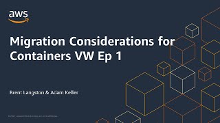 Containers Migrations with Amazon ECS - AWS Virtual Workshop