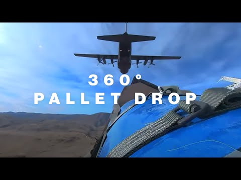 360° pallet drop | Royal New Zealand Air Force