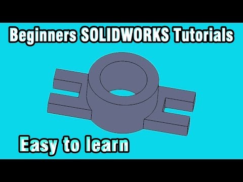 SOLID WORKS Tutorials | Easy practice exercise | Beginners to learn easy | CAD Tutorials