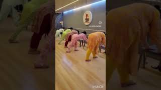 Surya Namaskar at any age! ☀️🧘#yoga #trending #seniorhealth #shorts #viral #youtubeshorts #healing