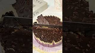 Cake guide  Immersive cutting crispy blueberry cheesecake#cack #shorts #matcha