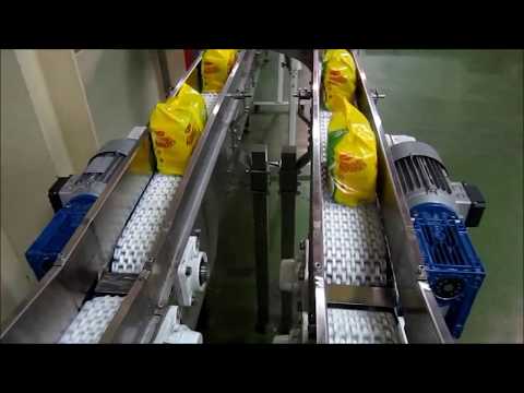 Instant Noodle Multipack Conveyor  - Handling of instant noodles in packets