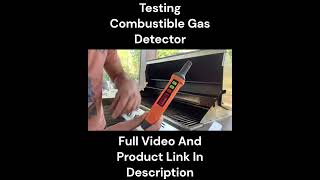 Testing TopTes Combustible Gas Detector