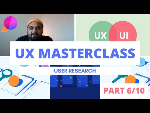 UX MASTERCLASS , User Research , Part 6/10