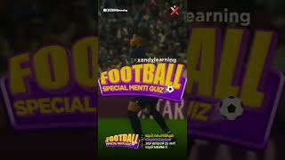 ⚽ Football Special Menti Quiz #football #quiz