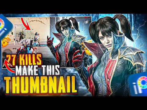 How To Make This Thumbnail in ibis paint x | Gaming Thumbnail | Mq. designing |