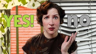 Windows used to be FUN : the History of Blinds and Curtains