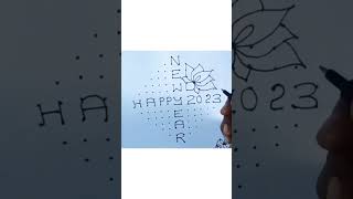 #shorts.. 14*2dots easy New year rangoli design. New year rangoli 2023..chukkala muggu lotus rangoli