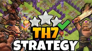 This TH7 Attack is ILLEGAL 💣💀 (3 Star Every Time!)