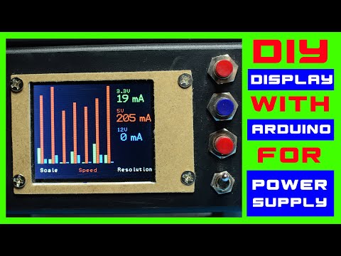 DIY power supply with bar graph display on Arduino