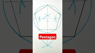 how to draw a pentagon | Pentagon Construction