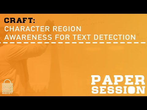 Paper session | CRAFT: Character Region Awareness for Text Detection (Part 2)