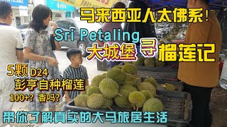 马来西亚夜生活太佛系！带娃Sri Petaling找榴莲扑空，老板早收摊？第二天竟买到神仙榴莲！Malaysia Nightlife FAIL!Malaysia Durian