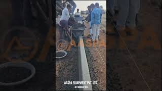 KERB PAVER AKM 100 BY AASPA EQUIPMENT PVT.LTD. #roadequipment  #constructionequipment #kerbpaver