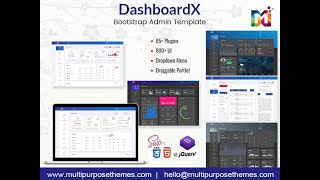 Amazing Creative Dashboard Design by DashboardX Bootstrap Templates