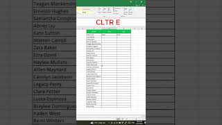 CTRLE E / FLASH FILL IN EXCEL