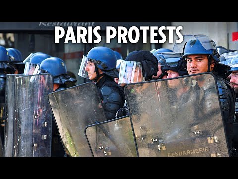 LIVE: Protesters and police clash at May Day protests in Paris