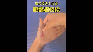每天按這個位置，腰部非常舒服 #中医 #中醫 #健康 #健康科普 #医学科普 #涨知识 #知识分享 #科普 #健身 #養生
