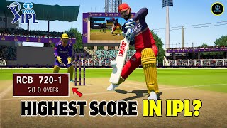 🔥🤯RCB MADE  HIGHEST SCORE IN IPL HISTORY EVER VS KKR 😱 - IPL 2025 MATCH-1 - CRICKET 24