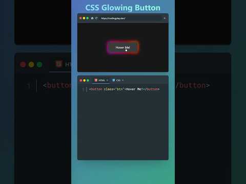 How To Make a Glowing Button With CSS in Minutes!