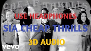 Sia Cheap Thrills |9D AUDIO MUSIC| World first 9DAudio Music|
