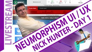 Part#01 - Design with Neumorphism UI/UX with Nick Hunter