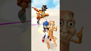 Sonic Team starts Tug of War - Help Sonic Win #sonic #funny #tungtungtungsahur #amyrose
