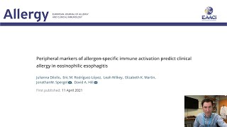 Peripheral markers of allergen‐specific immune activation predict clinical allergy in EoE