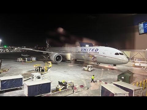 (Wildfire Escape) United Airlines UA1756 Los Angeles (LAX) - NYC/Newark (EWR) 1/10/2025 B787-10